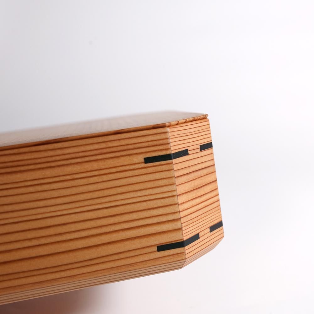 酒井 航（DOUBLE＝DOUBLE FURNITURE）_ 杉隅切弁当箱 大 - NODE