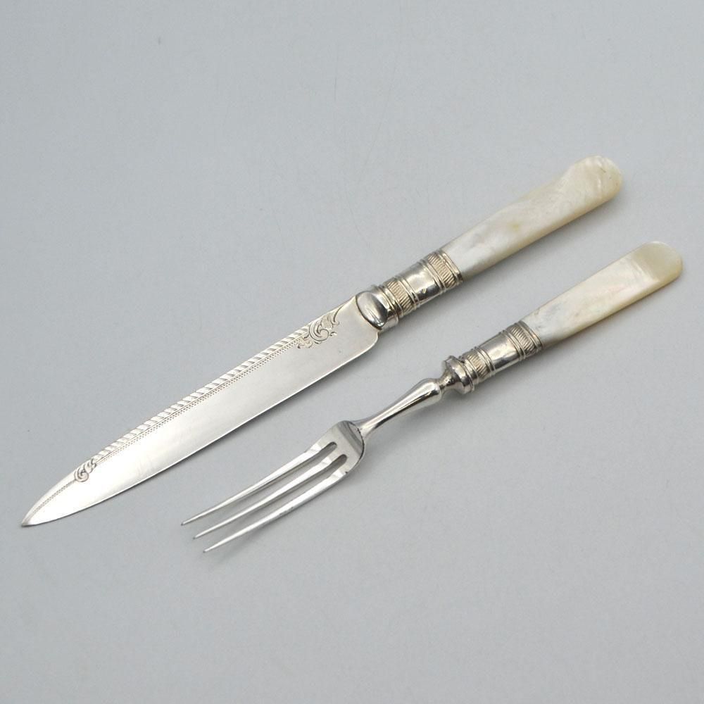 アンティーク食器｜カトラリー｜ナイフ＆フォーク セット｜EPシルバー