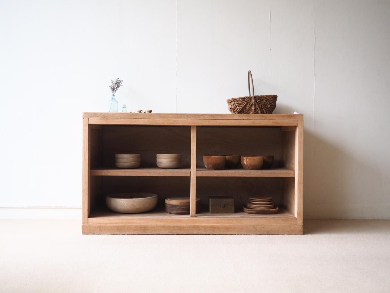 NS133 ラワン材の陳列棚 - 古家具・古道具のセレクトショップ｜natural