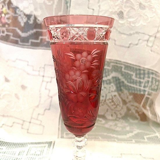 ドイツ ＊ Meissen Crystal ＊LONDON with FLOWER ＊ ロンドンフラワー