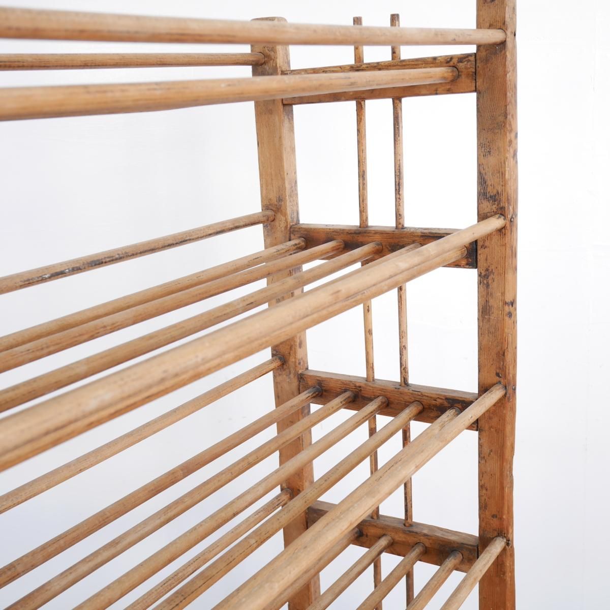 アメリカ アンティーク 木製 シューズラック -通販-ローズボール