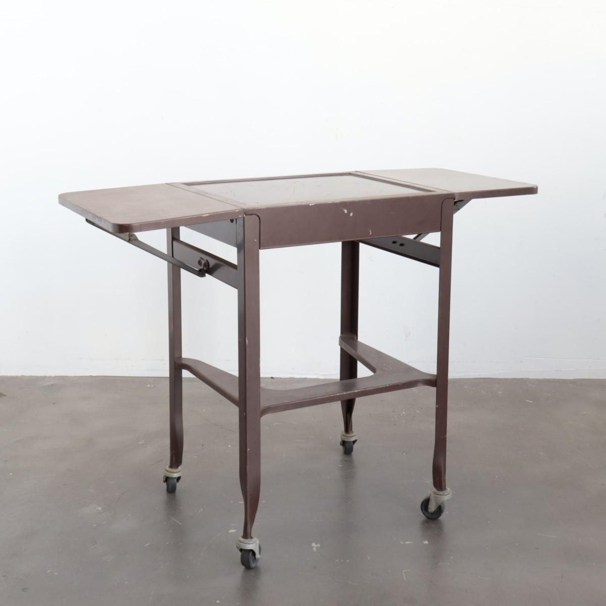 3126 アメリカ ヴィンテージ バタフライテーブル タイプライターデスク