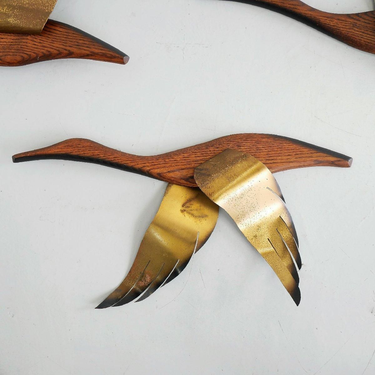 1960's ヴィンテージ ウォールデコ フライングバード 壁飾り ミッド