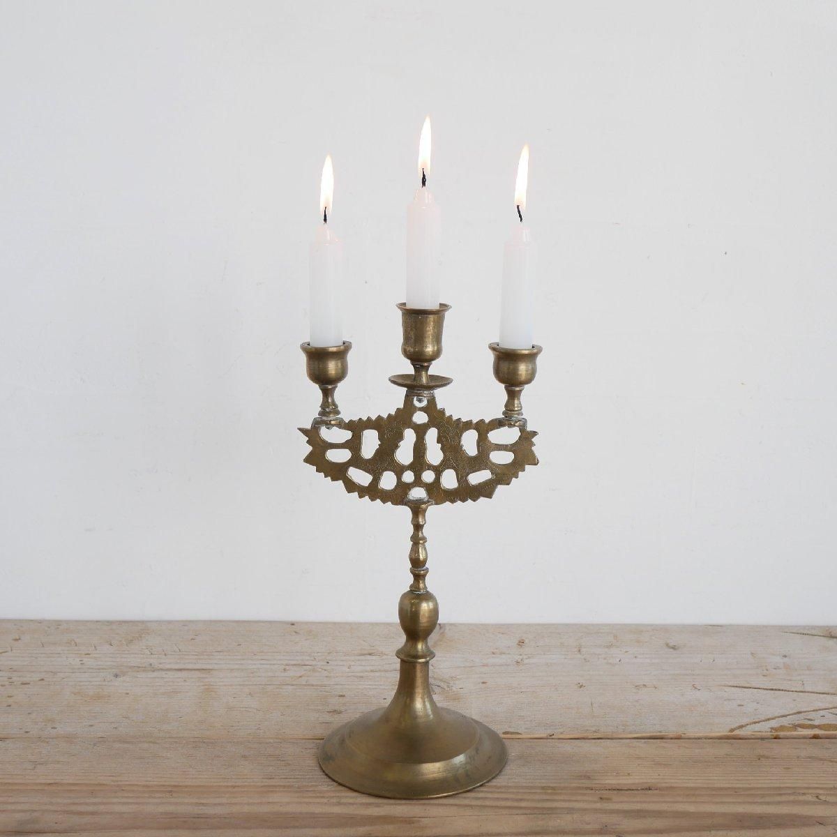 キャンドルホルダー アンティーク 真鍮製 -通販-ローズボール