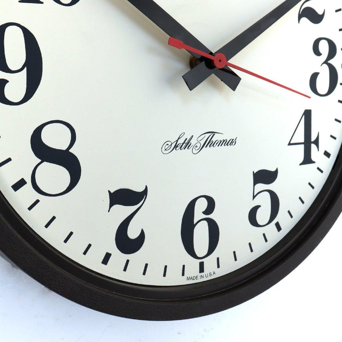 スクールクロック 壁掛け時計 セス・トーマス 70s ヴィンテージ Seth