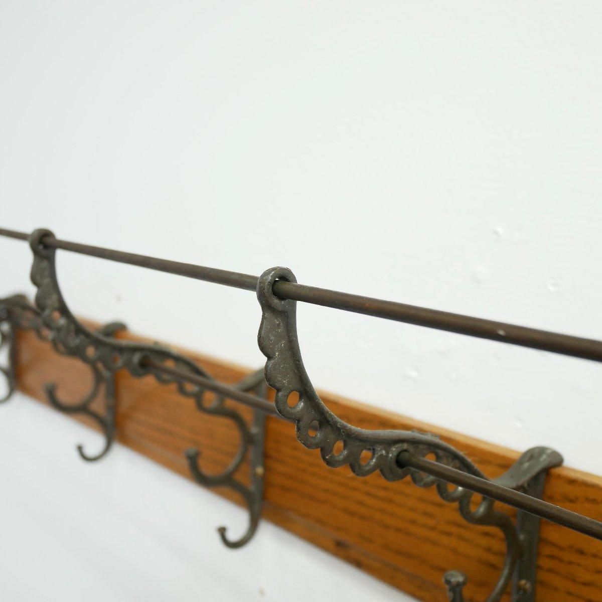 ヴィンテージ 壁掛けコートハンガー ウォールフック 店舗什器 ラック