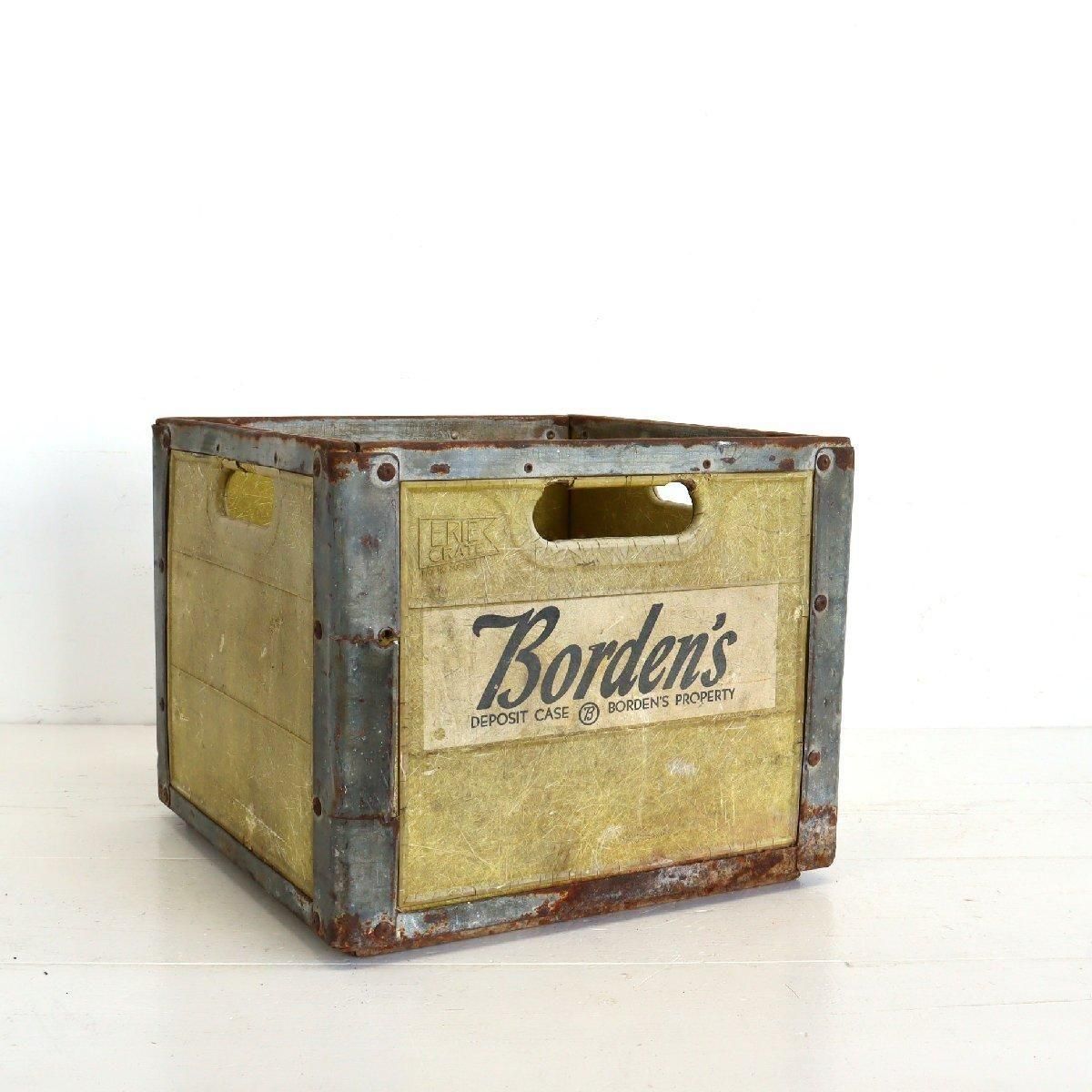 60's ヴィンテージ ミルククレート 木箱 -通販-ローズボールアンティークス