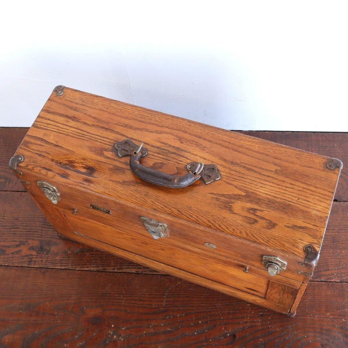 ヴィンテージ ウッドツールボックス 工具入れ -通販-ローズボール