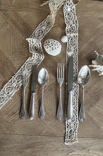 クリストフルシルバー製カトラリー3本セット【パディントン】｜ブロカント