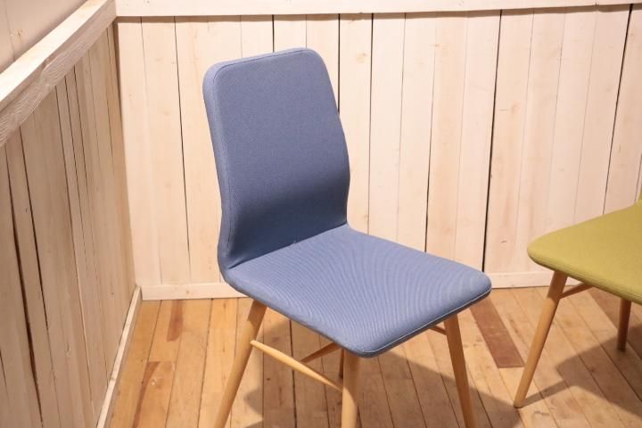 値下げ/unico(ウニコ)のKOTONA(コトナ)ファブリックチェアー2脚セット