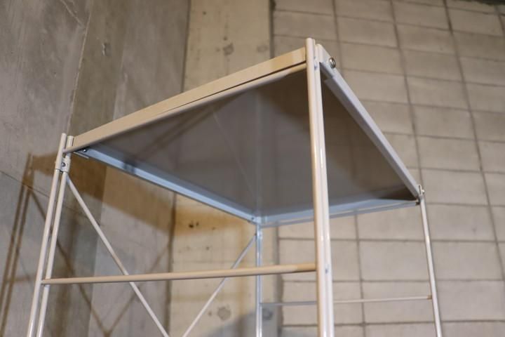 無印良品(MUJI)の人気の4段スチールユニットシェルフ/ワイヤー