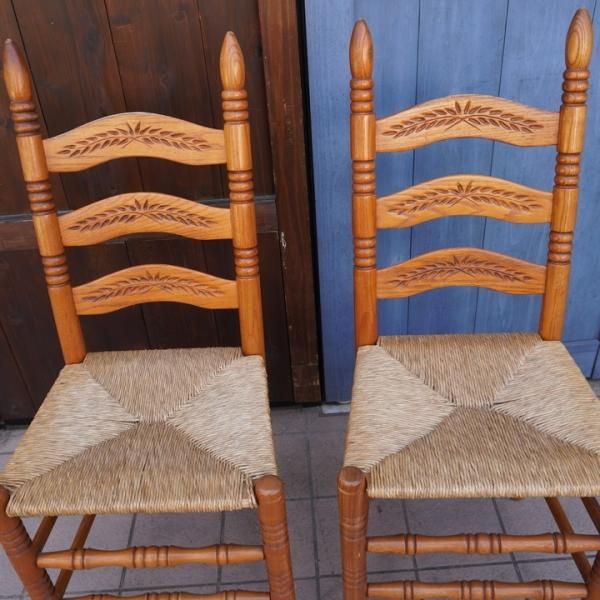 AUNT STELLA'S(アントステラ)のラダーバックチェアー2脚セットです