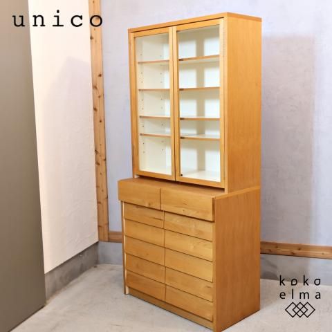 unico(ウニコ)よりTUO(トゥオ)シリーズのカップボードです！アルダー