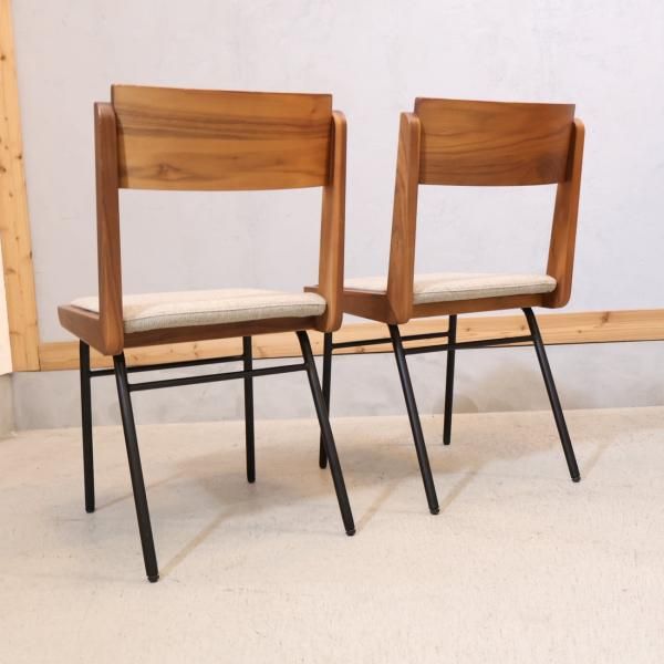 unico(ウニコ)のDIX(ディクス)シリーズのダイニングチェア 2脚セット