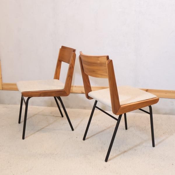 unico(ウニコ)のDIX(ディクス)シリーズのダイニングチェア 2脚セット