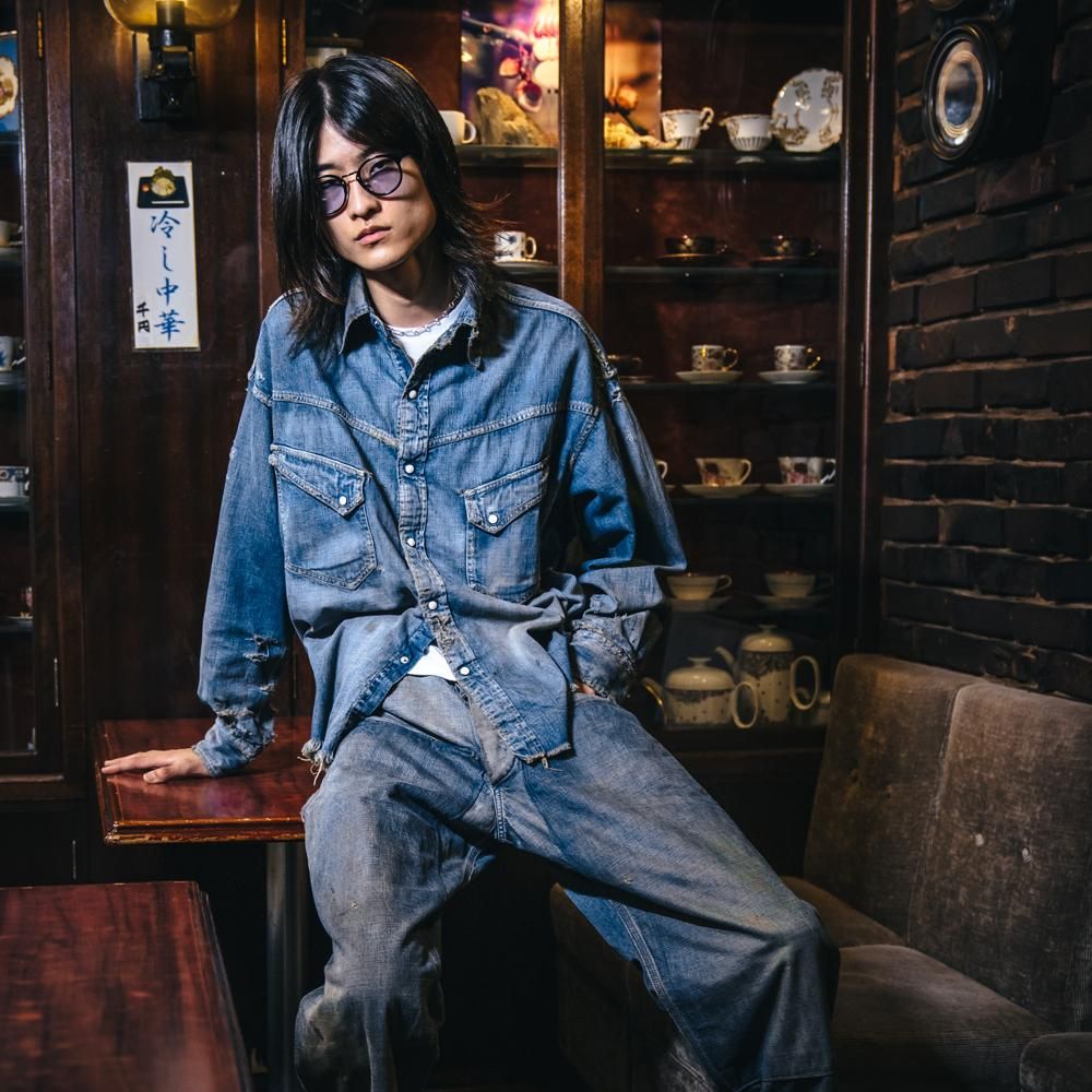 SAINT MXXXXXX(セントマイケル) 商品ページ - DENIM PANTS PAINTER