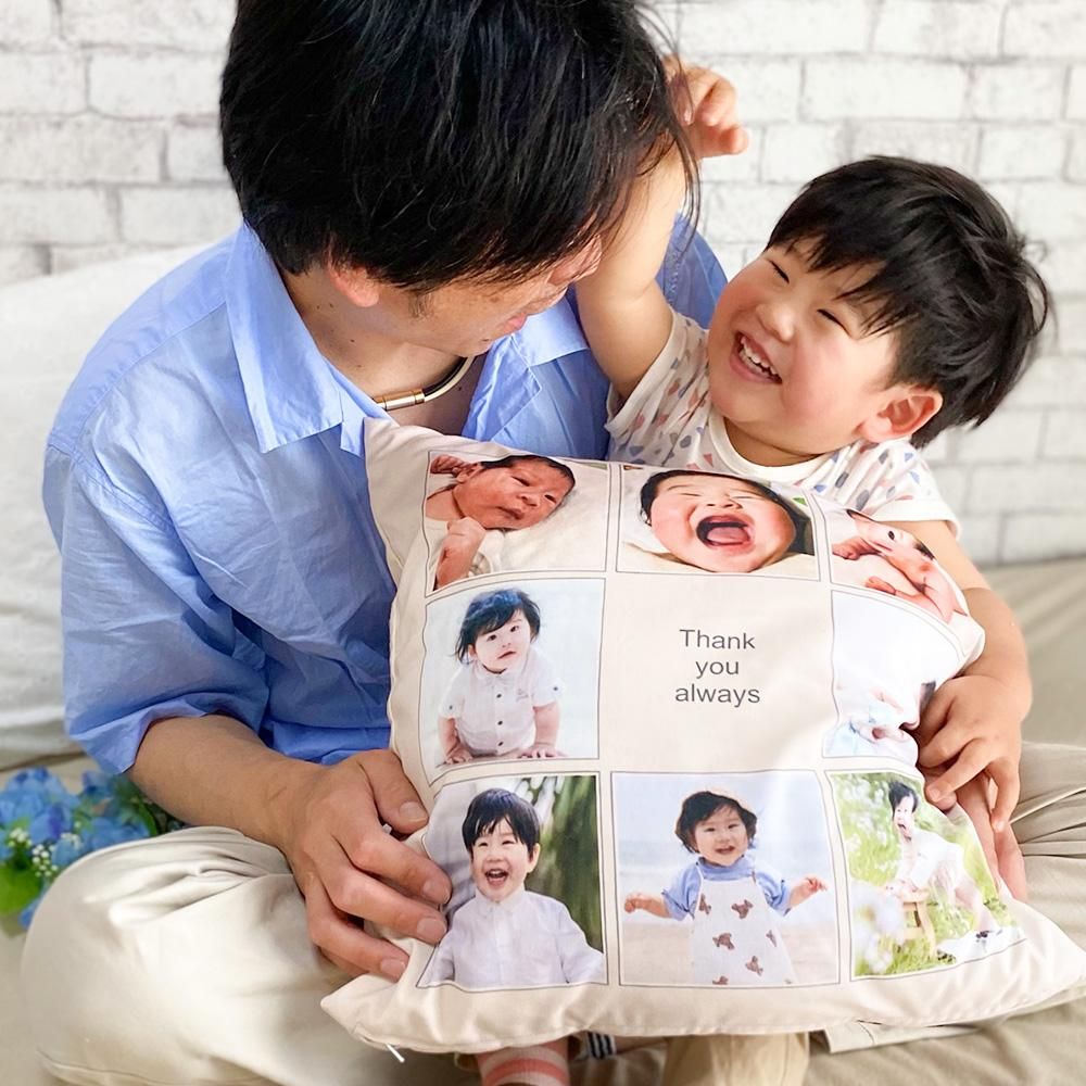 両面写真入り】ふんわりクッション｜インテリアギフト