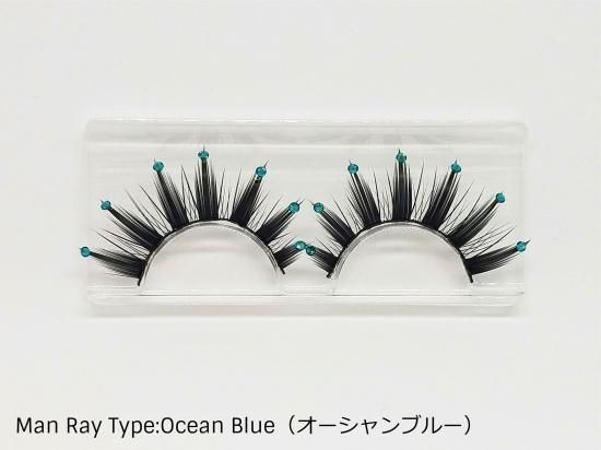 オリジナルスワロフスキー付睫毛Jewelled EyeLash 「Man Ray」全10色