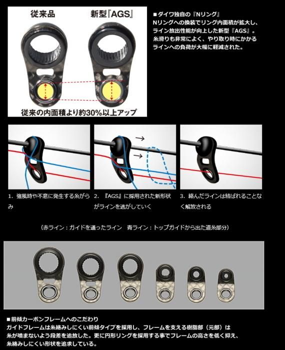 磯竿 ダイワ 16 トーナメント磯 AGS 2-53HR (D01) (O01) 【本店特別価格】