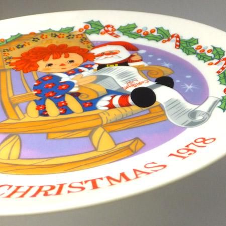 ☆1978 ラガディ・アン クリスマスプレート”チェッキングリスト