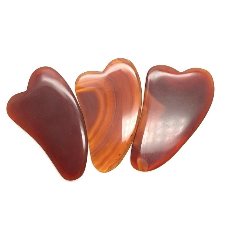 天然石 カッサプレート 】 赤めのう ローズクォーツ 選べる かっさ