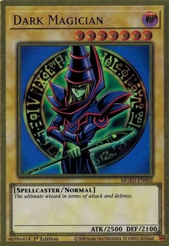 ブラック・マジシャン/Dark Magician【プレミアムゴールドレア】 EU