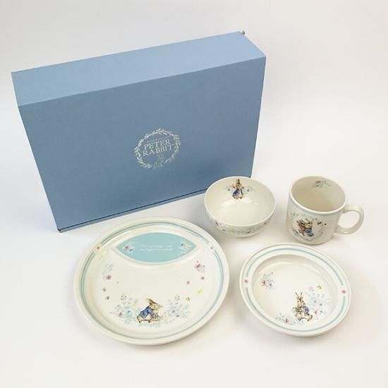 ピーターラビット 4ピースセット 食器セット ベビー食器 こども食器