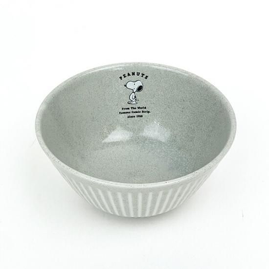 スヌーピー ライスボール 食器 お茶碗 ストーングレー 日本製 SNOOPY
