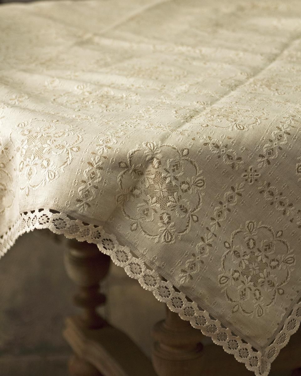 アンティーク テーブルクロス 140cm × 140cm | Antiques Knock