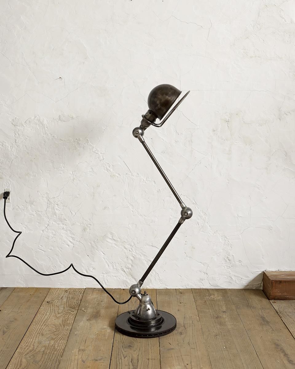 フランスアンティーク Jielde 2アーム フロアランプ｜Antiques Knock