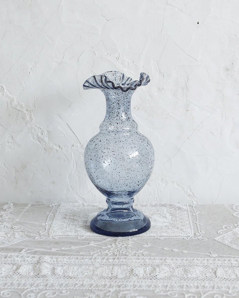 フランスアンティーク ガラス フラワーベース.11 ｜Antiques Knock