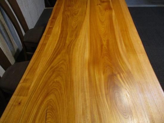 532□ 欅 ケヤキ 4枚継ぎ 豪華 テーブル 板 ローテーブル ダイニング