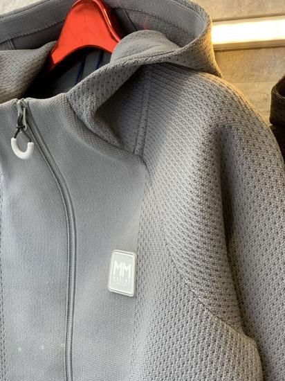 muta】モールディングニット ジップアップパーカー【全2色】