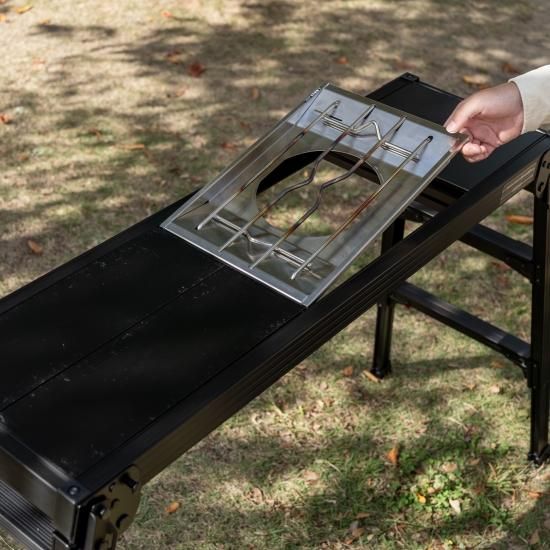 WANTKEY CAMP×HASEGAWA アルミグリルテーブル | 人気のフラット