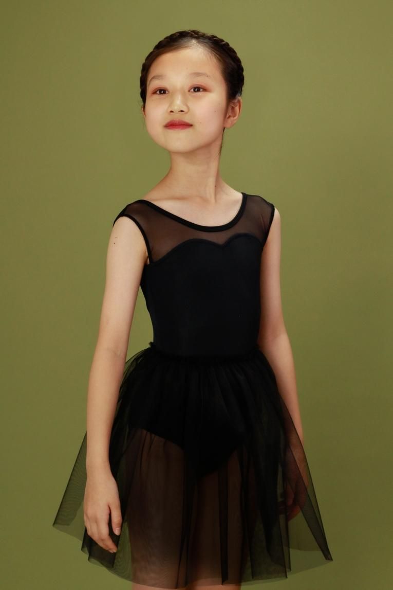 KIDS 【Black】No sleeve design - Balletwear brand unoa