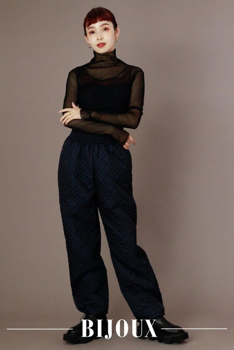 □【Quilted Pants】 Night Blue - Balletwear brand unoa