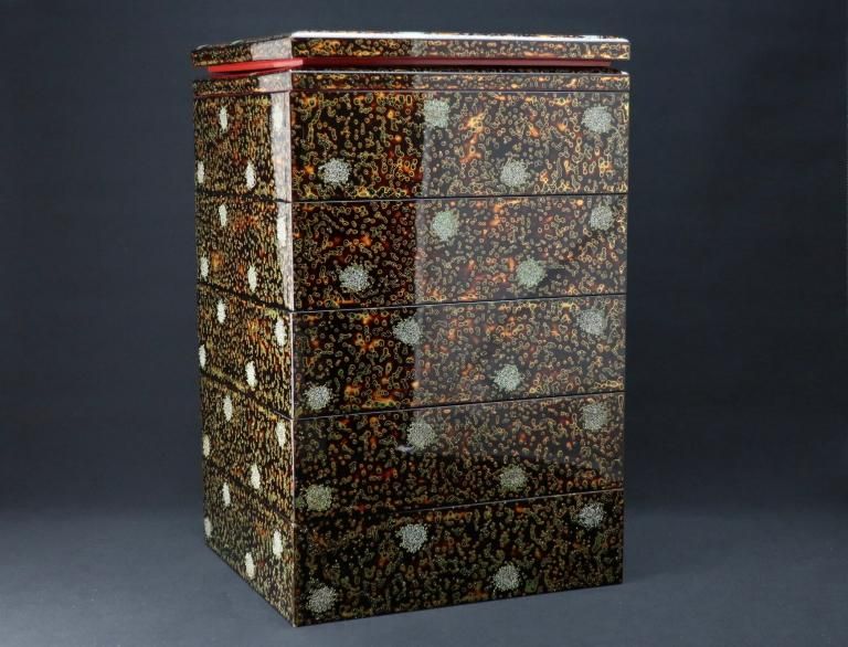 若狭塗重箱 / Wakasa Lacquered 'Jubako' Food Boxes - OKURA ORIENTAL