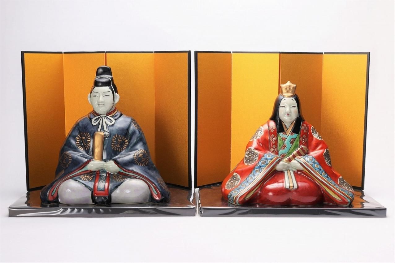 ☆円左ェ門窯 ひな人形(大)(屏風・台付) - 有田焼の通販サイト 丸兄