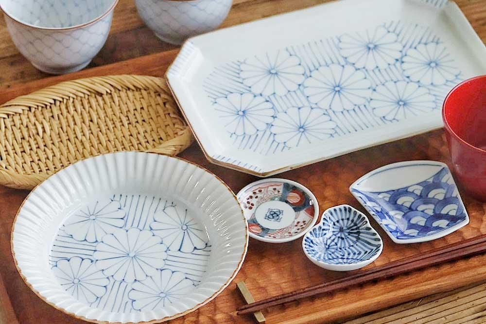 雪衣金羽根 鶴形銘々皿 - 有田焼のまるぶんオンラインストア