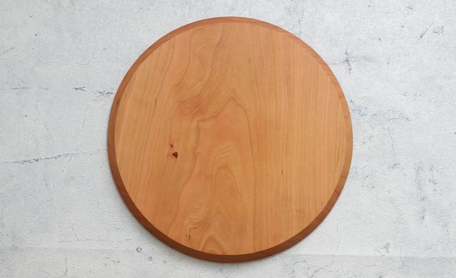 高塚和則 木工房玄 一人膳 丸盆 はちのす彫り (中・φ280mm) -lizm