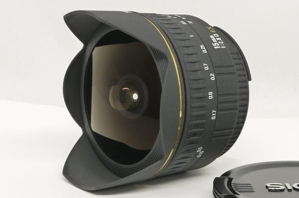シグマ 15mm F2.8 D EX FISHEYE 180°(ニコン用) 極上美品 - 日進堂
