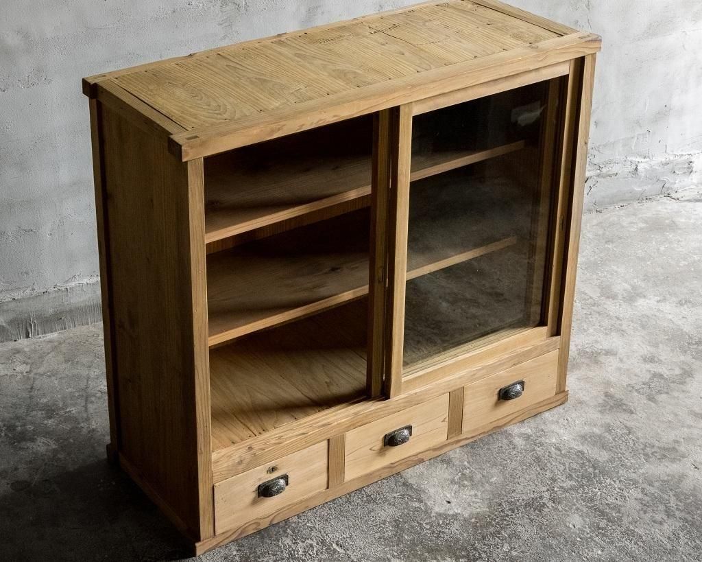 ガラス戸棚 アンティークFUNNEL