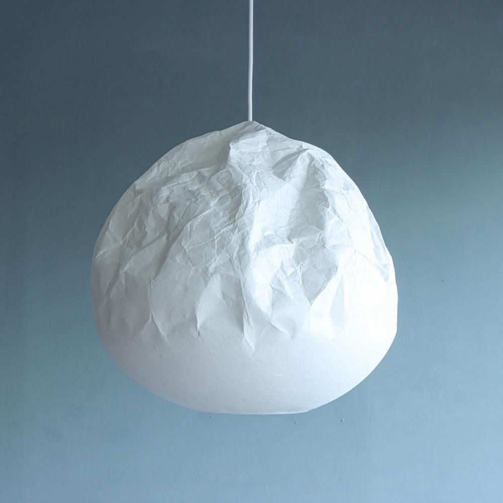 谷口・青谷和紙 / semi-wrinkle washi / ペンダントライト / S・L