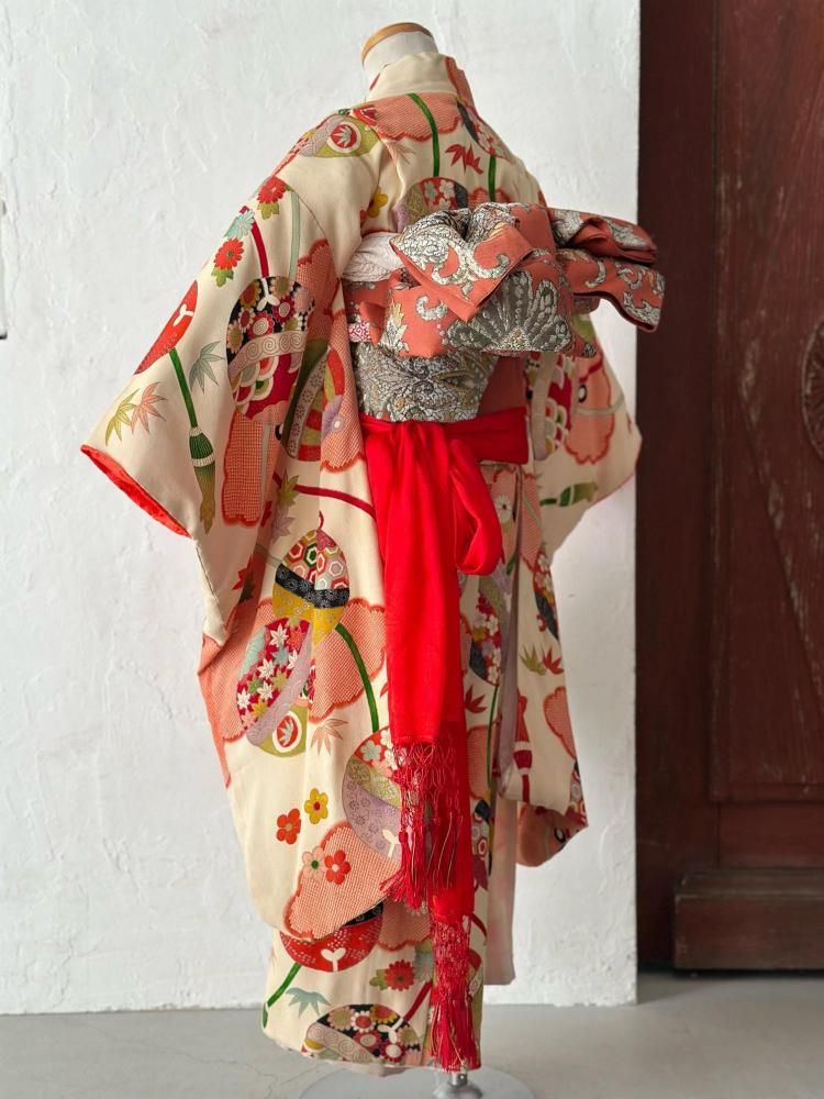 7歳〉アンティーク着物 7-i - 西尾市の七五三撮影｜アンティーク着物