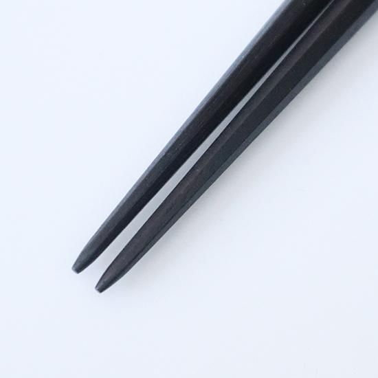 極上縞黒檀 大・小2膳セット 八角/七角/五角 大黒屋 江戸木箸