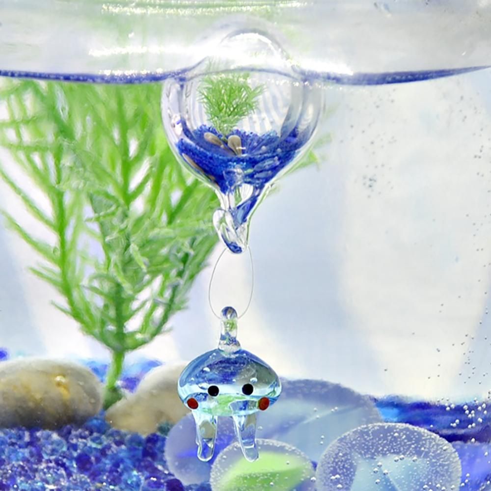 ガラス細工｜海｜浮玉クラゲ｜フォーカートグラスワークス