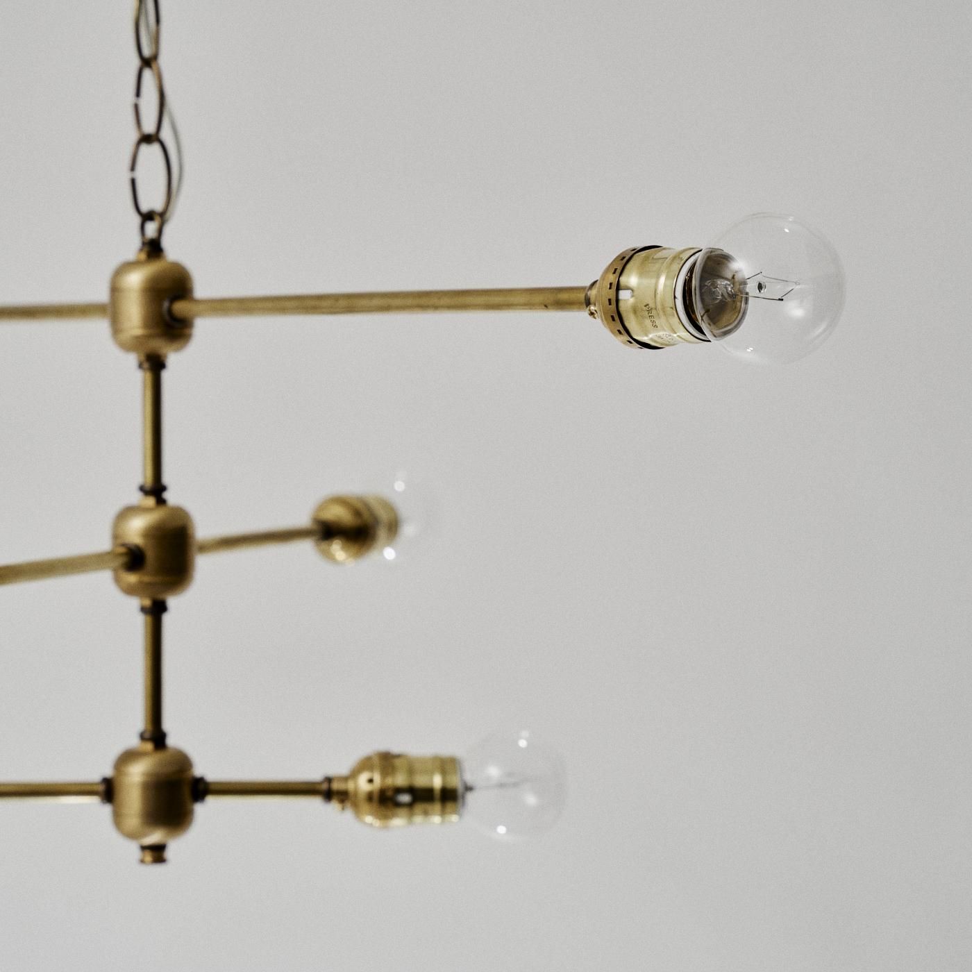 OCH011 6 BULBS LIGHT - POINT NO.39｜東京｜五反田｜真鍮照明