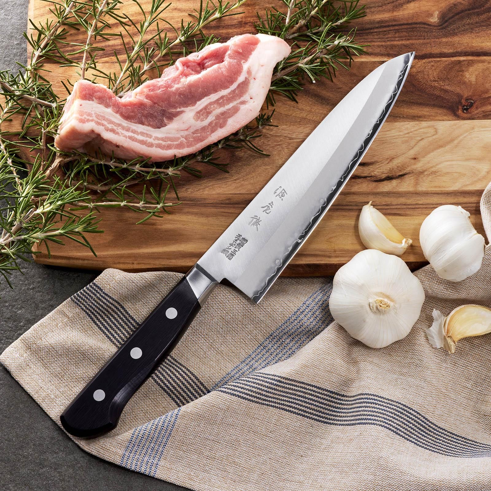源虎徹 スウェーデン鋼 牛刀包丁 180mm