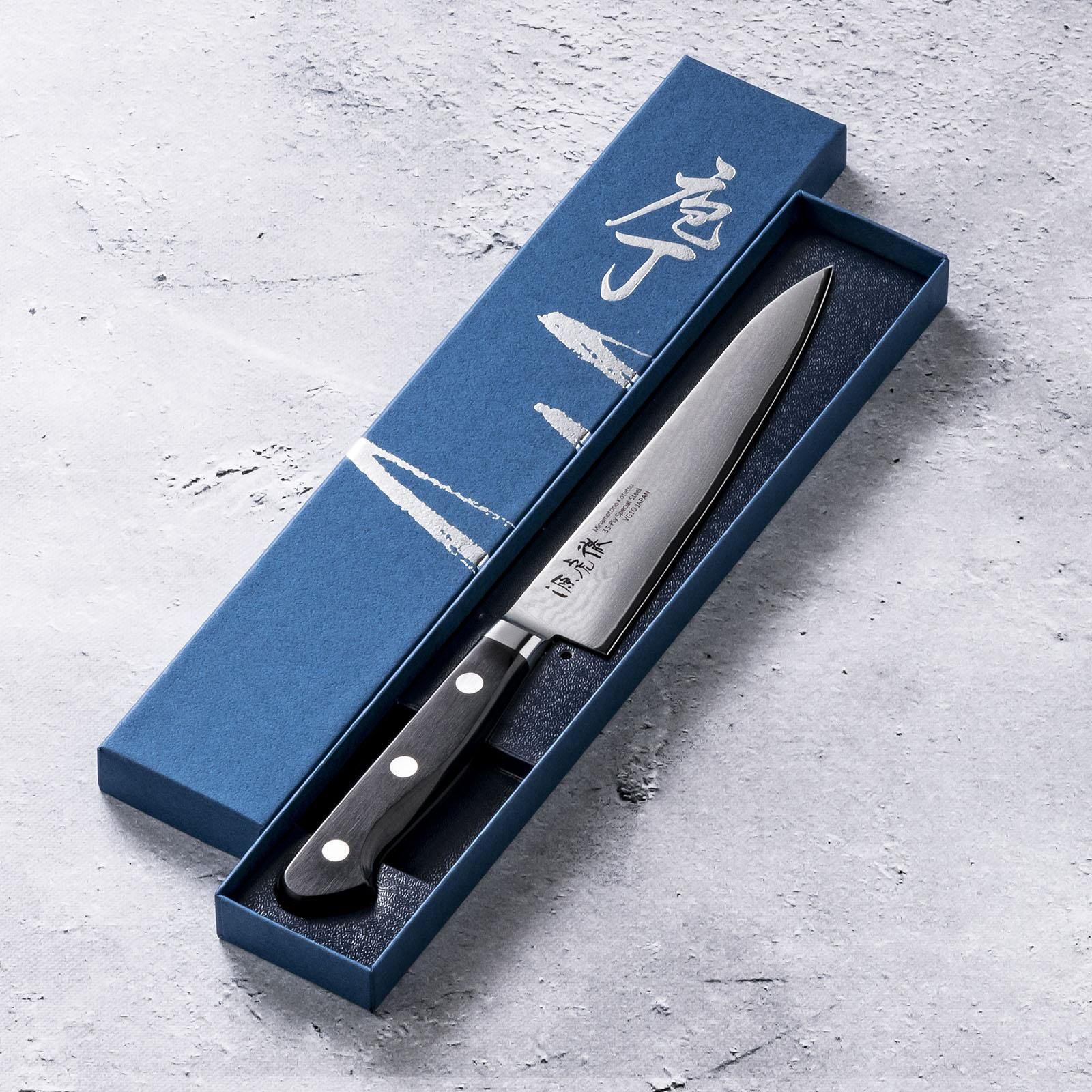 源虎徹 銀彩ダマスカス ペティナイフ 150mm