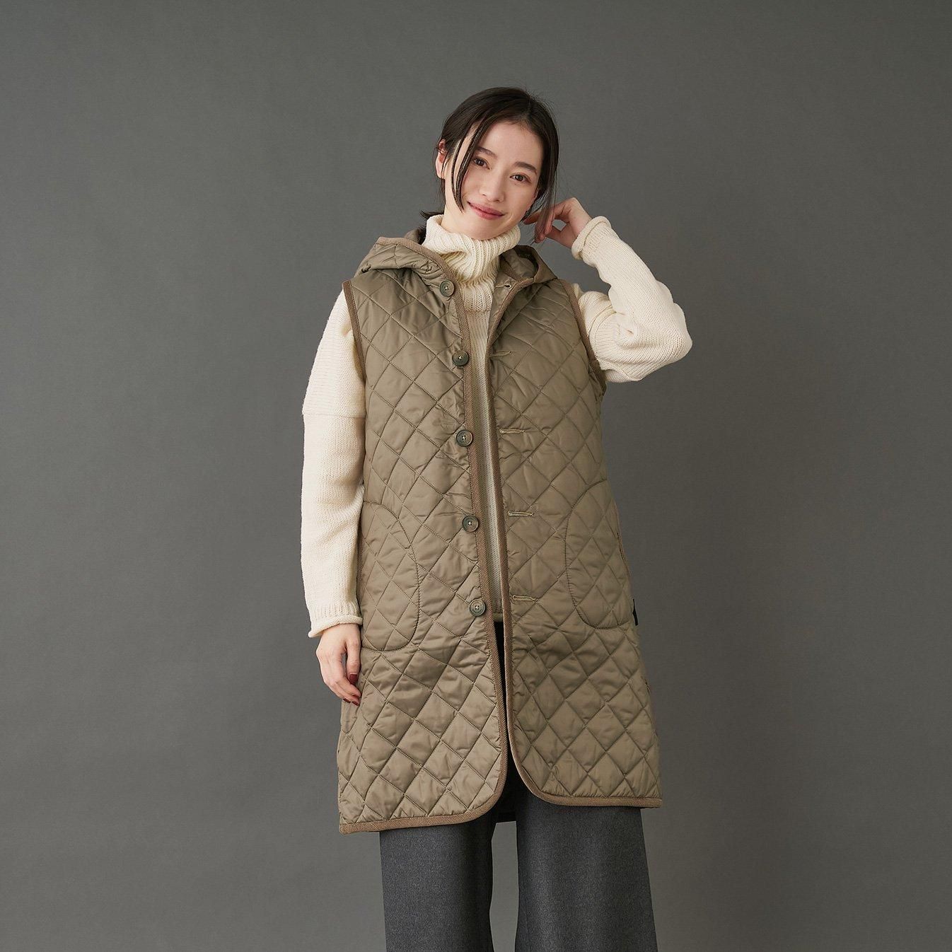 キルティングフードベスト | ラベンハム LAVENHAM - STAMPS ONLINE